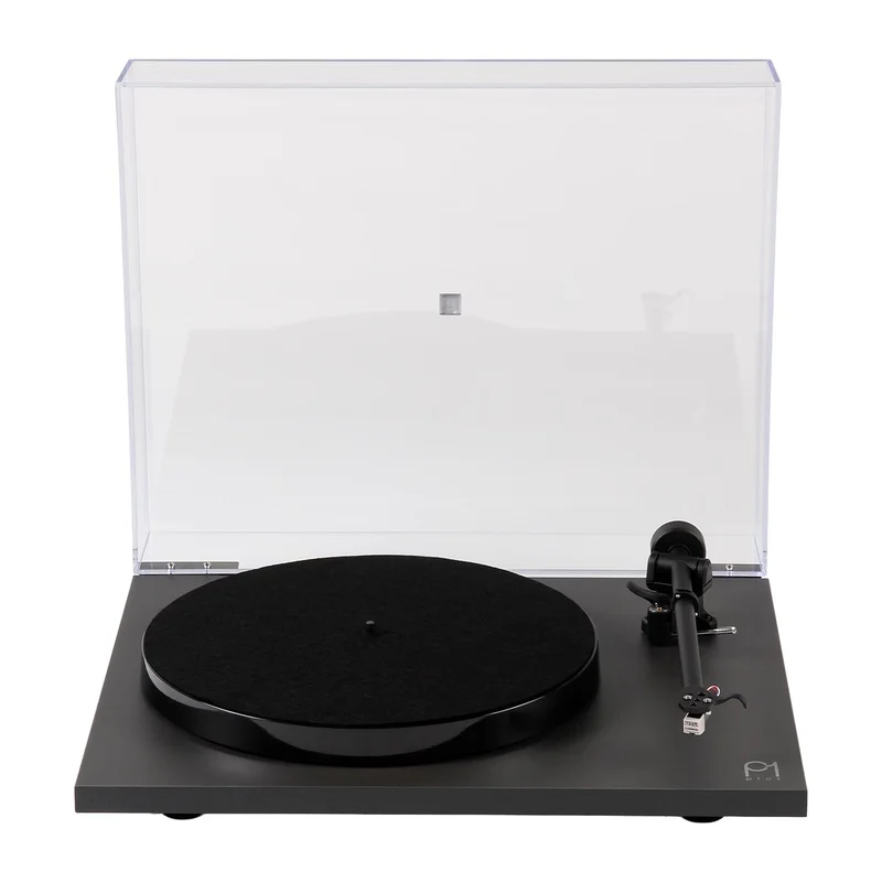 Rega Planar 1 Plus Matt Carbon Levysoitin - Musta