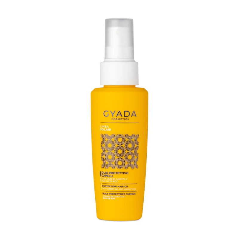 Gyada Cosmetics Olio Solare Protettivo Capelli 100ml - Trattamento Protezione Solare Capelli