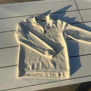 Vit Sail Racing half zip tröja