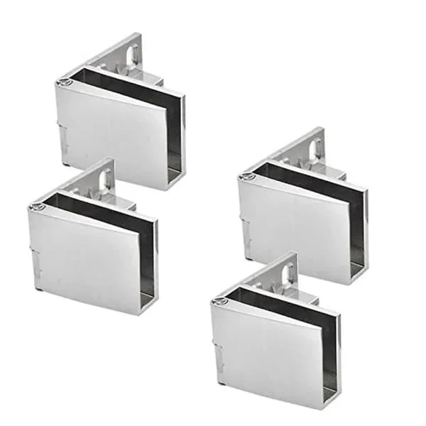 4-pack glasgångjärn för glasdörrar, skåpdörrar, vinskåpsdörrar, etc.