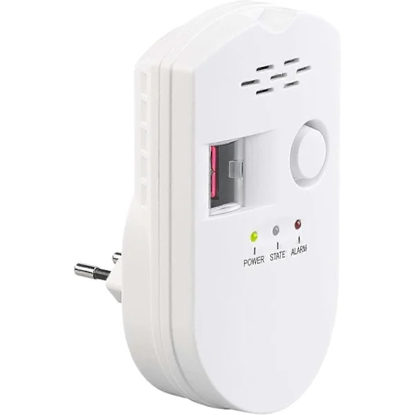 Naturgasdetektor: Plug-in Multigasdetektor för naturgas och gasol, 85, för kolmonoxid, naturgas & gasol, 85 DB (gassensor) (FMY)