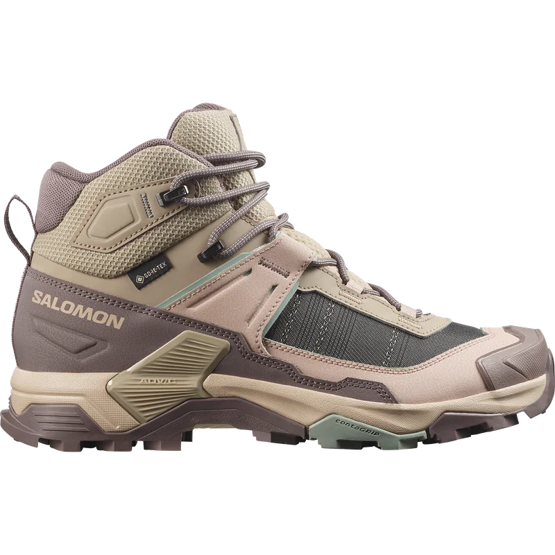 Salomon - Women's Hiking & Backpacking Shoes X Ultra 5 Mid GTX W - 4
