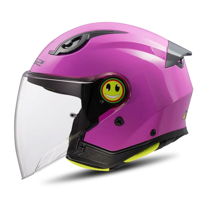 LS2 OF622 Funny II Youth Open Face Helmet Pink M