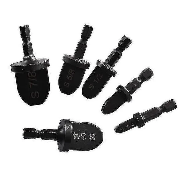 Elektrisk Expander Sexkantigt Handtag Svart Imperial Kopparrör Expander Set Luftkonditionering Kopparrör Expander (1 set (6 st))