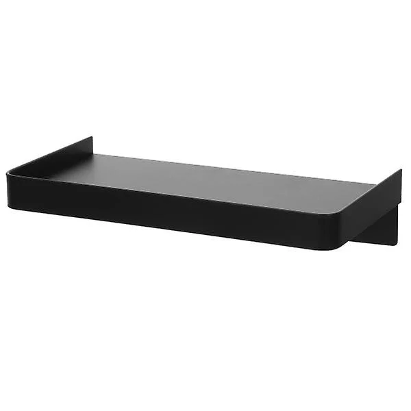 Självhäftande Vägg Hylla Liten Väggmonterad Självhäftande Hylla Telefonhållare Hylla Svart 18.5X9.1X4.2CM Svart 18.5X9.1X4.2CM