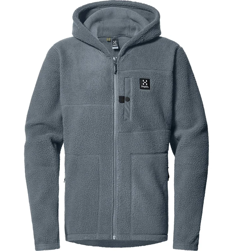 Haglöfs Malung Pile Hood Men Steel Blue