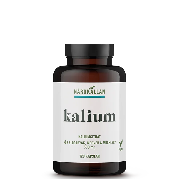 Närokällan Kaliumcitrat 120 kapslar