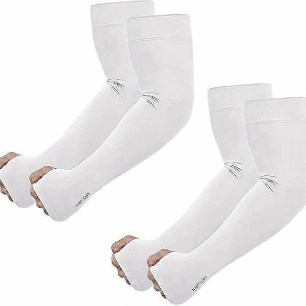 Nye modeller 2/3 Par Arm Cooling Sleeves UV Solbeskyttelse Arm Sleeves Til Mænd Kvinder Cykling, Kørsel, Udendørs Sport, Golf, Basketball Sleeves Til 