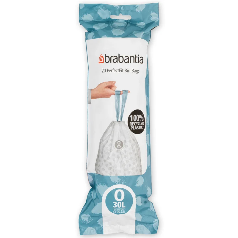 Brabantia PerfectFit avfallspåsar O 30 liter, 20-pack | Fler produkter > Städning & Diskning > Avfallspåsar | Bagaren och Kocken