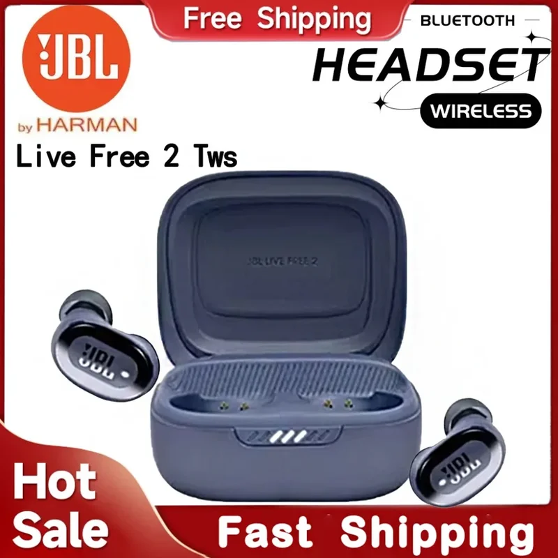 AliExpress - Écouteurs sans fil Bluetooth JBL Live Free 2 TWS avec réduction active du bruit, casque audio JBL Live Free 2
