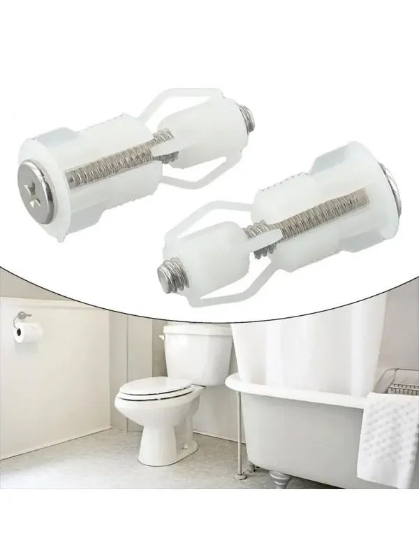AliExpress - 2 stücke Top Fix Wc-sitz Schrauben Mutter Abdeckung Deckel Pan Befestigung WC Blind Loch Montage Kits Universal Wc-sitz Scharniere 