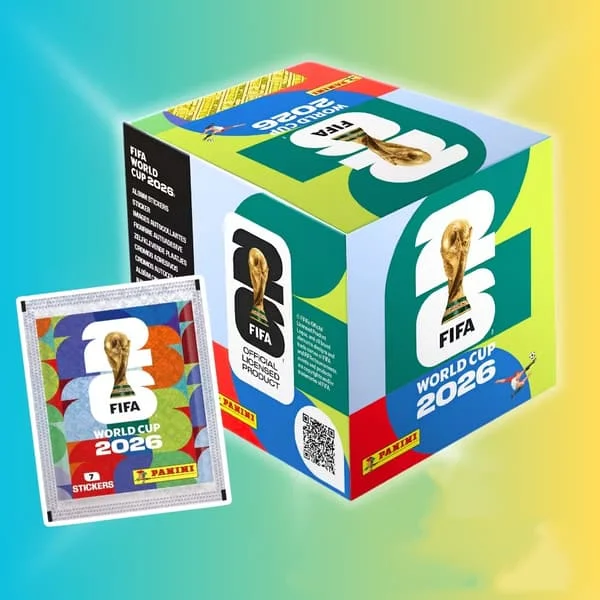 FIFA World Cup 2026 Official Sticker Collection Panini Licensed Football Sticker Album (50 packs)