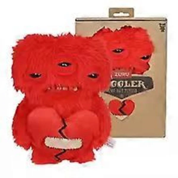 Ny grim Vogler Monster Original Plyslegetøj, Sjov Tand Monster Plysdukke, Valentinsdagsgave, Fødselsdagsgave, Kærlighedstand Monster [Rød]