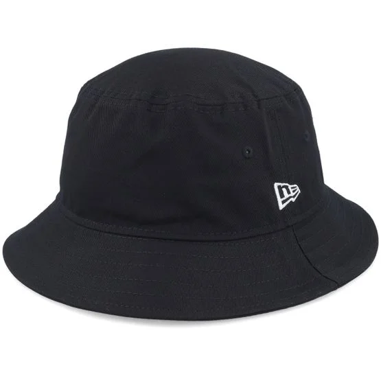 New Era - Essential Black Bucket Bucket Black Hat - @ Hatstore