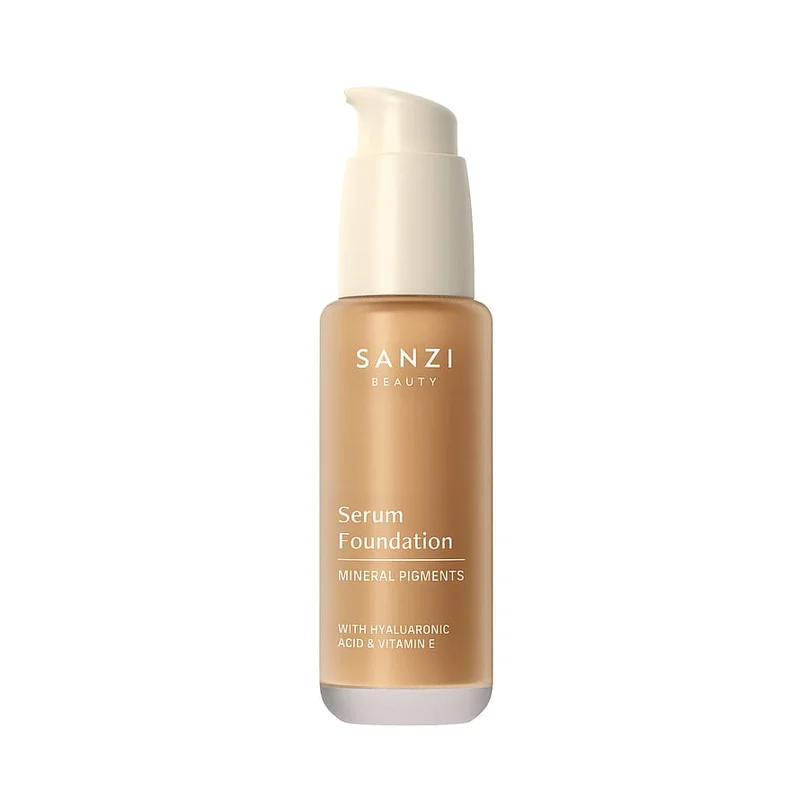 Sanzi Beauty Serum Foundation Mineral Pigments 08 Deep Warm Golden, Makeup, Ansigt, Foundation