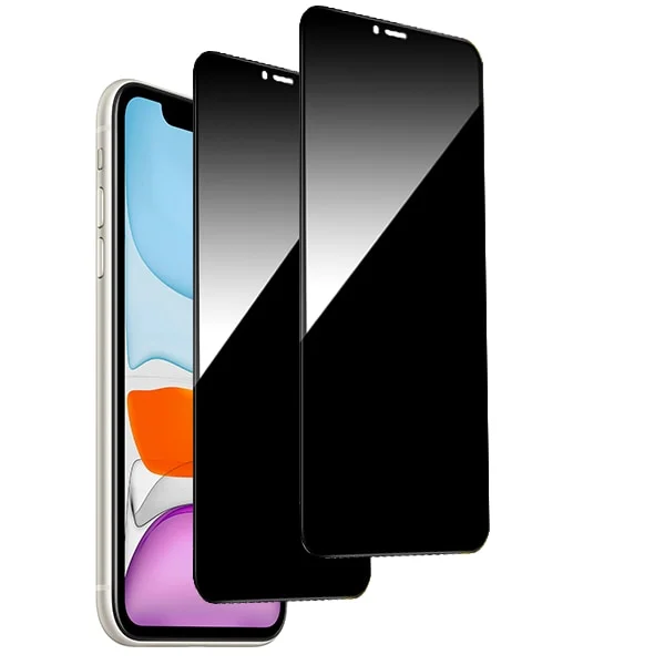 2-Pack iPhone 11 Pro Privacy Skjermbeskytter - Herdet glass, Anti-spion personvern