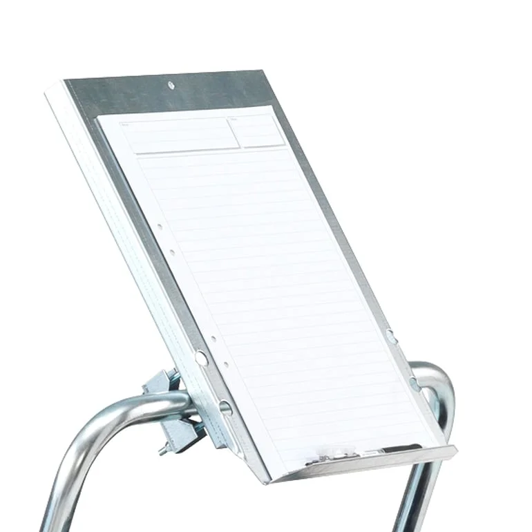 Clipboard for shelf trolleys
