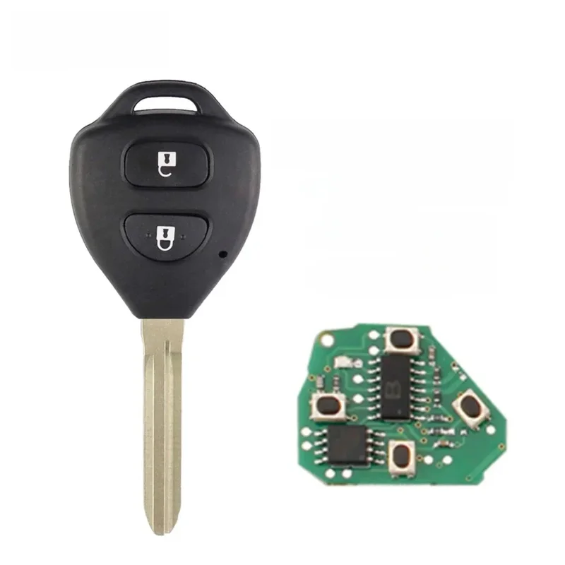 AliExpress - YIQIXIN – clé télécommande de voiture à 2 boutons, 314.3, 433Mhz, puce 4D67 G, pour Toyota Hiace Yaris Hilux Vigo Innova Corolla RAV4 FCC