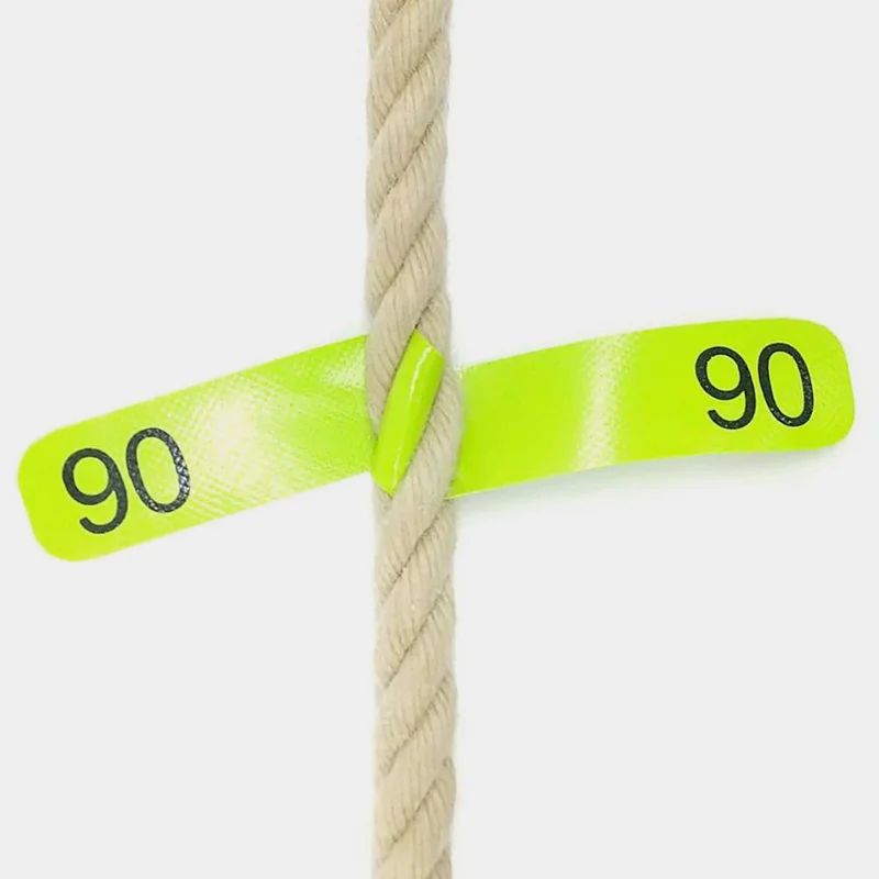 Markeringen voor ankerlijn Robship Anchor Rode Plain, 23 cm x 3 cm, groen/rood/geel, 9-pack