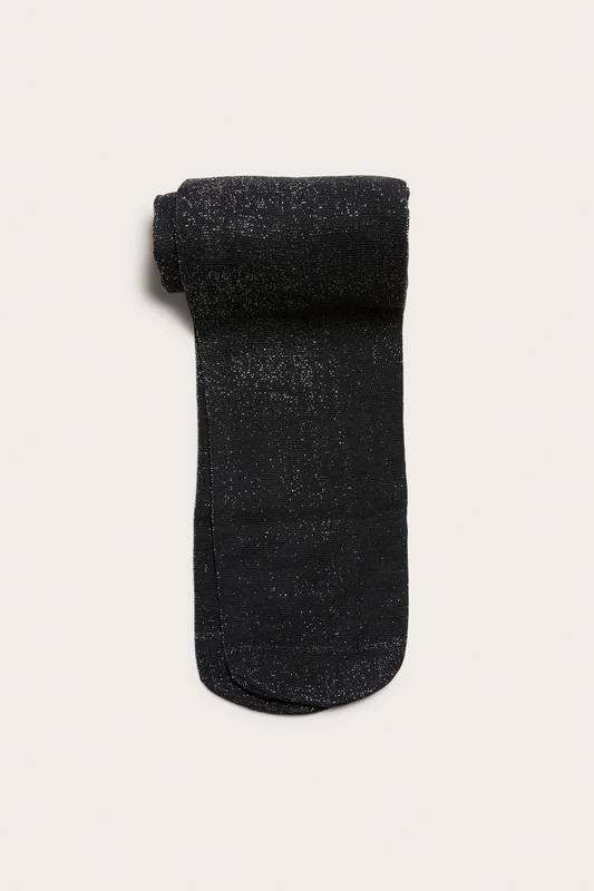 Kappahl | Strømpebukse med glitter Svart 146/152 | Barn
