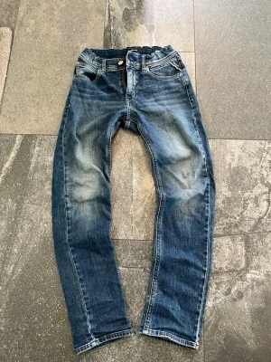 Blå slitna jeans från Replay jeans