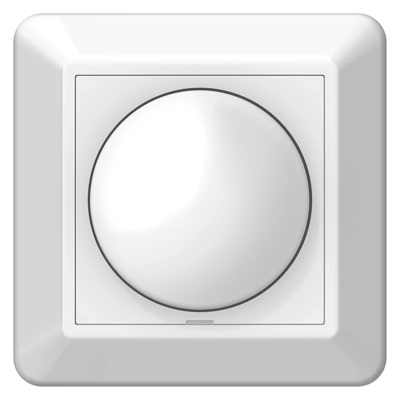 Elko EKO07146 370 Dimmer 370VA LED RC, RS Fjellhvit, Strømbrytere & vegguttak