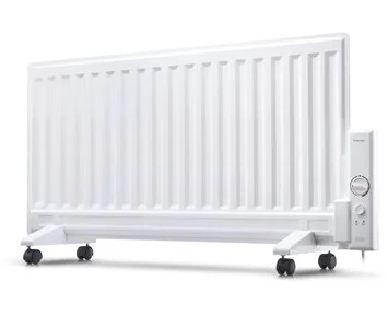 Veggmonterbar 1000 W oljeovn i slankt design