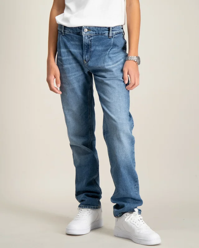 Calvin Klein AUTH. SKY BLUE REG. STRGHT CHINO Blau Jeans Jungen - Kids Brand Store