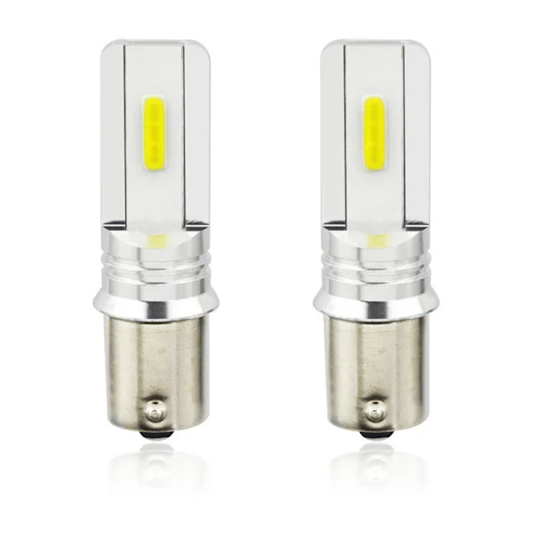 2 stk 15S 1156 Cob 30W Bil Ryggelys Blinklys LED Baklys 6500K