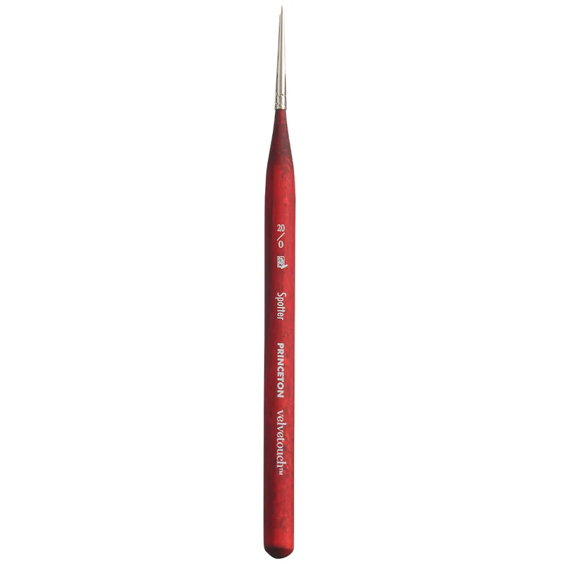 Princeton Velvetouch Syntetpensel kort skaft Mini Spotter St 20/0