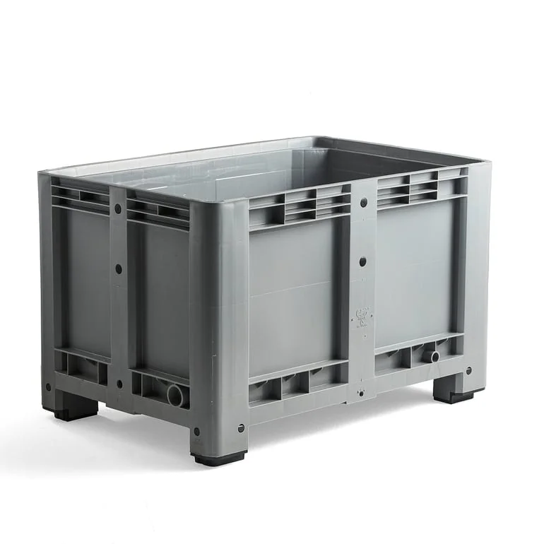 Pallet box CARTER, with feet, 1200x800x760 mm