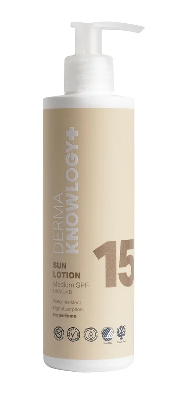 Spar 25% • Køb 2, Dermaknowlogy Sun Lotion SPF 15 200 ml, Hudpleje, Solcreme & Solpleje, Solcreme