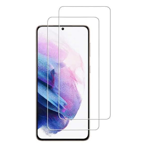 2-Pack Samsung S21 Skärmskydd i Härdat Glas