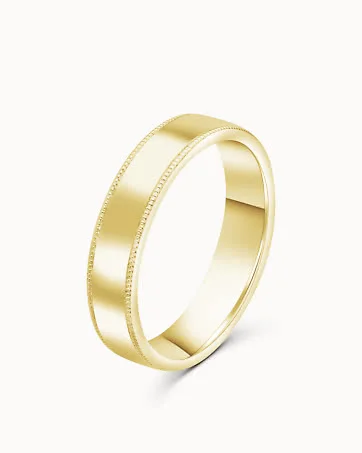 Smooth Ring Michael for Men 18K Yellow Gold - Engagement Rings & Wedding Rings from Vanbruun