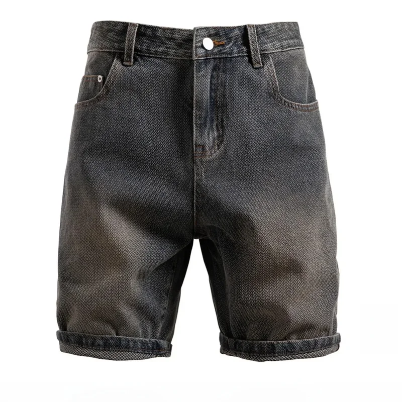 AliExpress - AIOPESON Herren-Jeansshorts, Sommer, Retro, lässig, schmale Passform, Vintage-Baumwollmischung, bequeme, stilvolle Jeansshorts