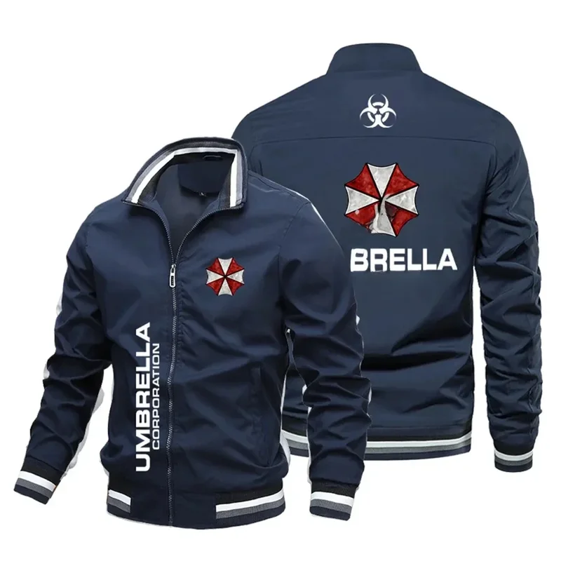 AliExpress - Mode neue Baseball jacke vier Jahreszeiten dünne Herren jacke Regenschirm Corporation Logo Jacke Lokomotive Jacke Bomber jacke