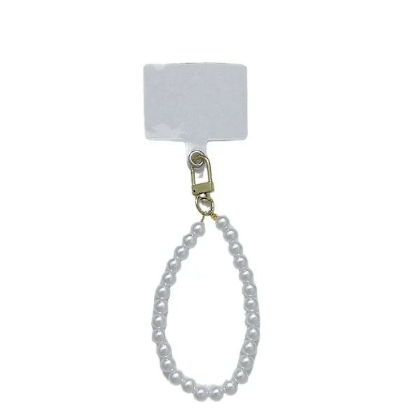 2 Pieces Universal Phone Necklace, Mobile Phone Chain Beads Phone Pendant Wrist Strap Compatible with Most Mobile Phones Mobile Phone Cases