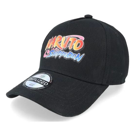 Difuzed - Zwart adjustable Cap - Naruto Shippuden Men's Cap Black Adjustable @ Hatstore