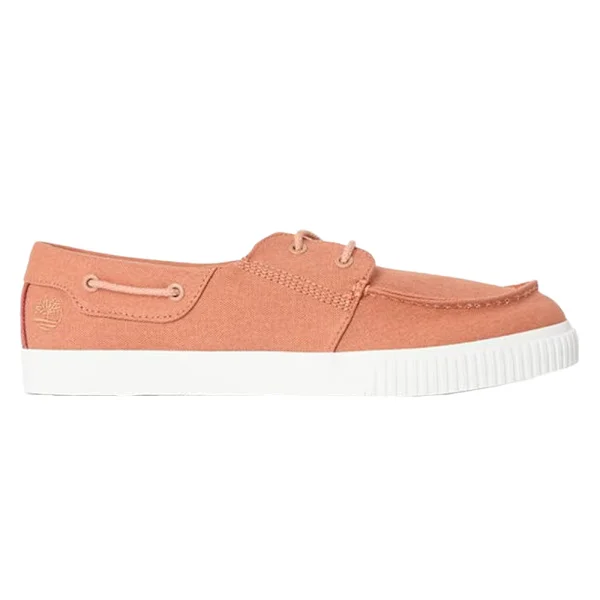 Timberland Herr Canvas Platta Båtskor 9.5 UK Rost