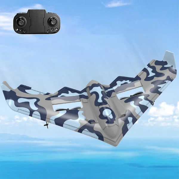 RC-fly B-2 Bomber fjernstyrt bombefly for nybegynnere, skumdrone flyleketøy RC fly gliderleker gaver til barn og voksne