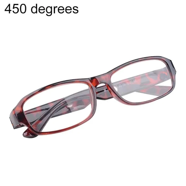 +4.5 +5.0 +5.5 +6.0 grader Optiske briller Glas Briller Røde Ed Ed