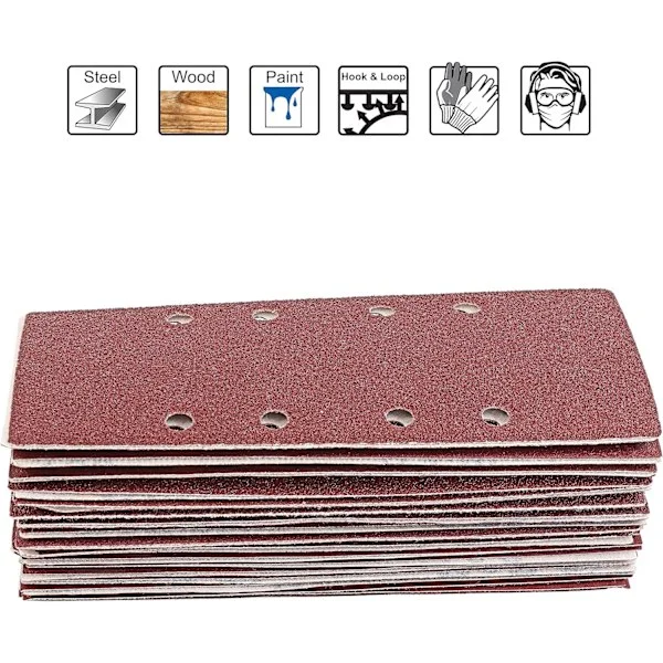 Sanding Paper for Sanding, 93mm x 230mm. Set of 35 Sheets