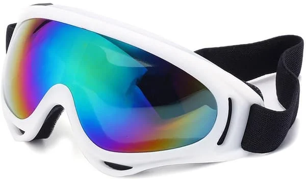 ING Laskettelulasit - Laskettelulasit - Unisex Anti-UV Laskettelu- ja Lumilautailulasit, Kypäräyhteensopivat, Sopivat Moottoripyörille, Polkupyörille 