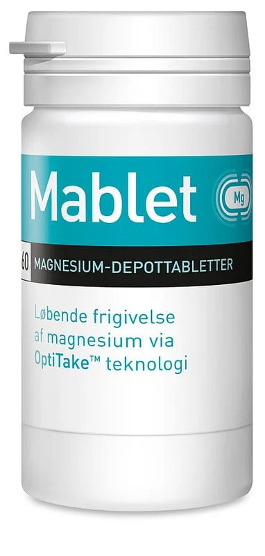 Mablet Depottablet 60 stk., Helse & Madvarer, Mineraler, Magnesium