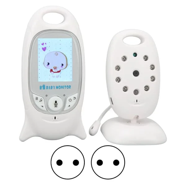 Video Babyalarm med Kamera Trådløs WIFI Tovejskommunikation Nattesyn 2 Tommer LCD Skærm Temperaturmonitor