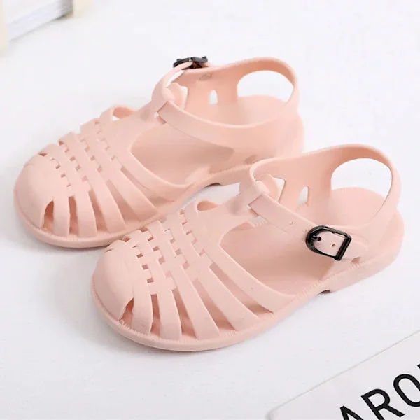 Sandaler - Strandsandaler för pojkar och flickor, sommarsandaletter, mjuka, halkfria, prinsessandaler