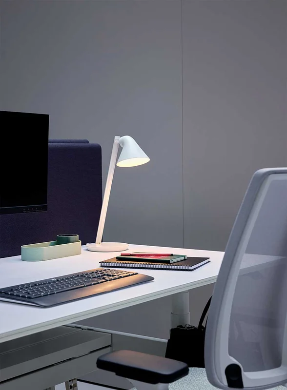 Louis Poulsen NJP mini bordlampe - hvit