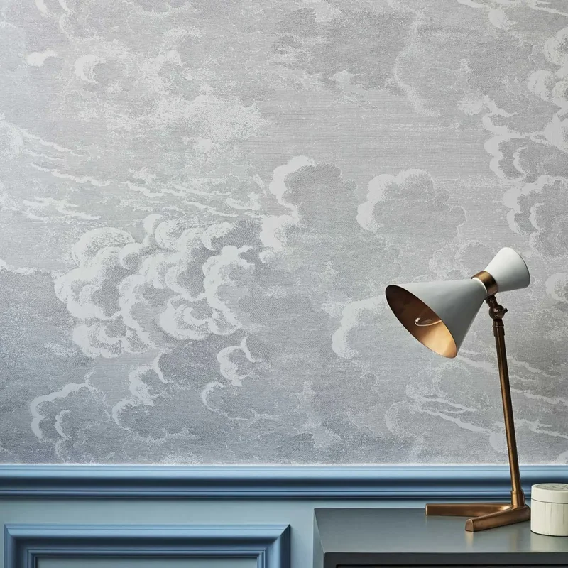 AliExpress - Cloud Wallpaper nordische Tapete Graue Wolken im skandinavischen Stil (nichtmetallisch) Nuvolette Wall Paper