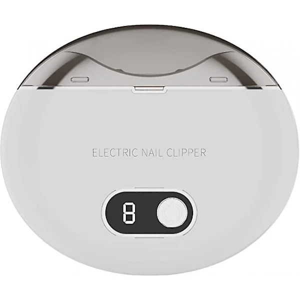 Automatisk neglklipper, elektrisk neglklipper, automatisk sikker fingerneglklipper og fil, oppladbar negltrimmer