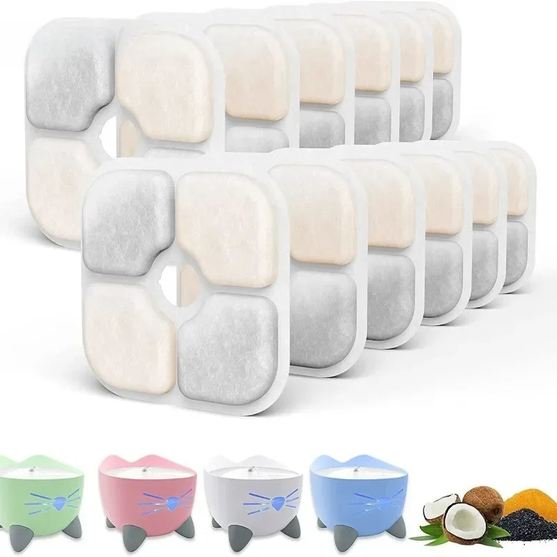 AliExpress - 6/12 Stuks Vervanging Actieve Kool Filter Voor Kat Water Drinkfontein Vervangen Filters Voor Hond PIXI Water dispenser